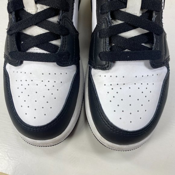 Jordan 1 Mid Pastel Black Toe Womens 6.5 Girls 5Y Green Purple Athletic Shoes - Picture 11 of 11